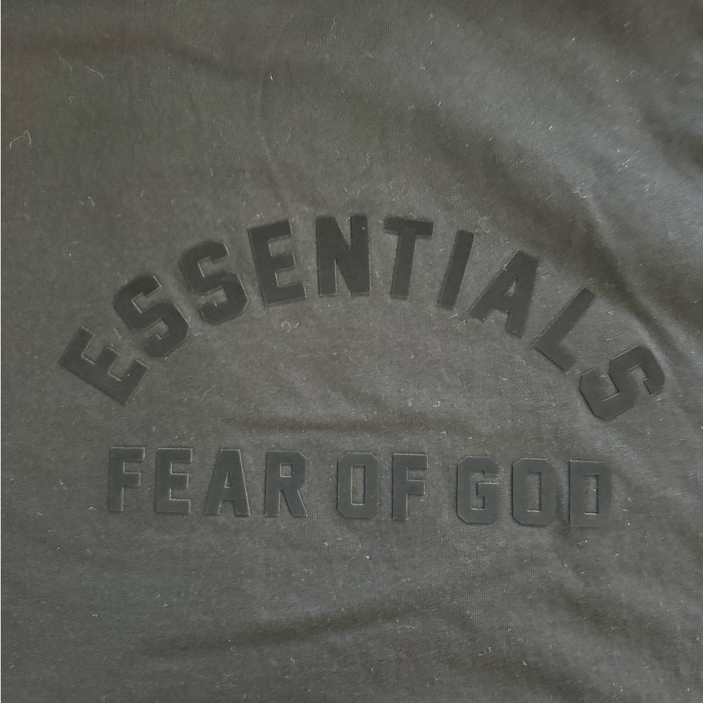 Essentials Fear of God Black T-Shirt